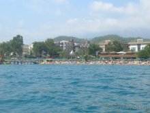 Пляж, вид с моря