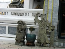 Каменные дзюдоисты из Бангкока.