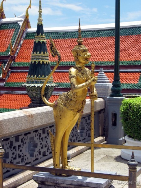 Каменные дзюдоисты из Бангкока.