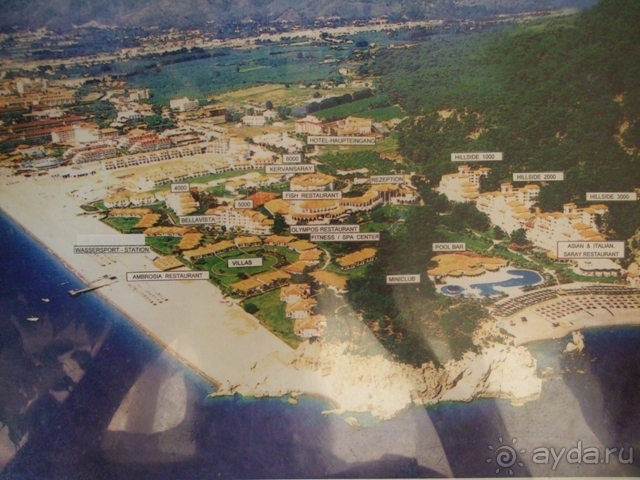 Карта отеля