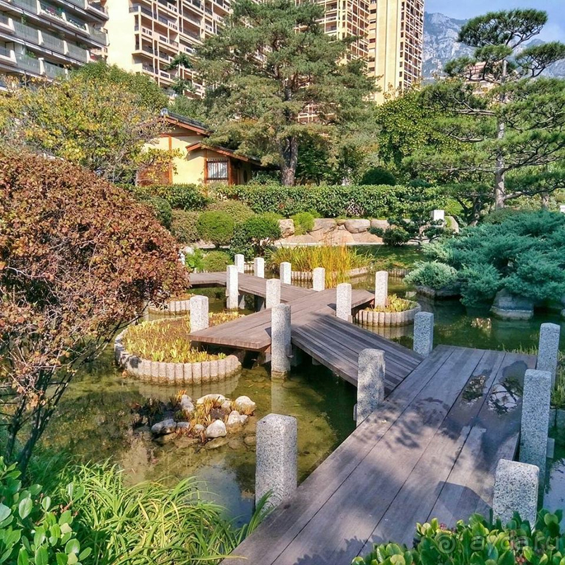 Кусочек Японии в самом центре Монако