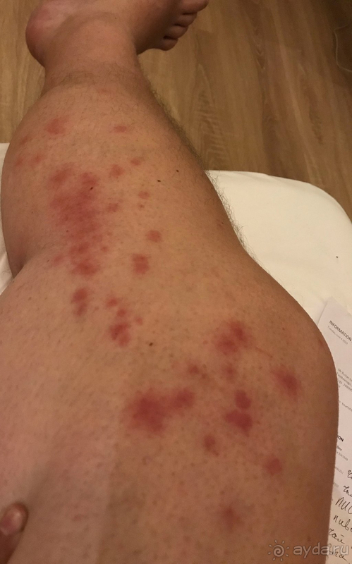 После купания в лагуне.