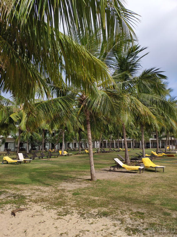 Отель с отличной территорией и ужасным пляжем