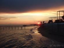 заход солнца