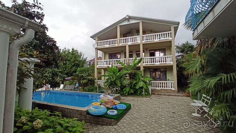 Гостевой дом "Пальмик". Лазаревское  ул. Речная, д. 17. 