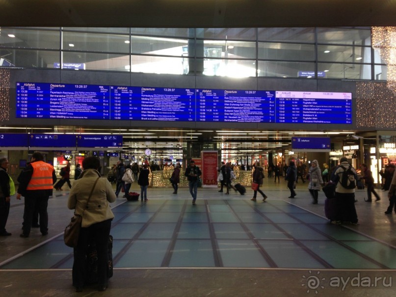 Перед Рождеством на поезде из Москвы...а напоследок Вена Часть 8.