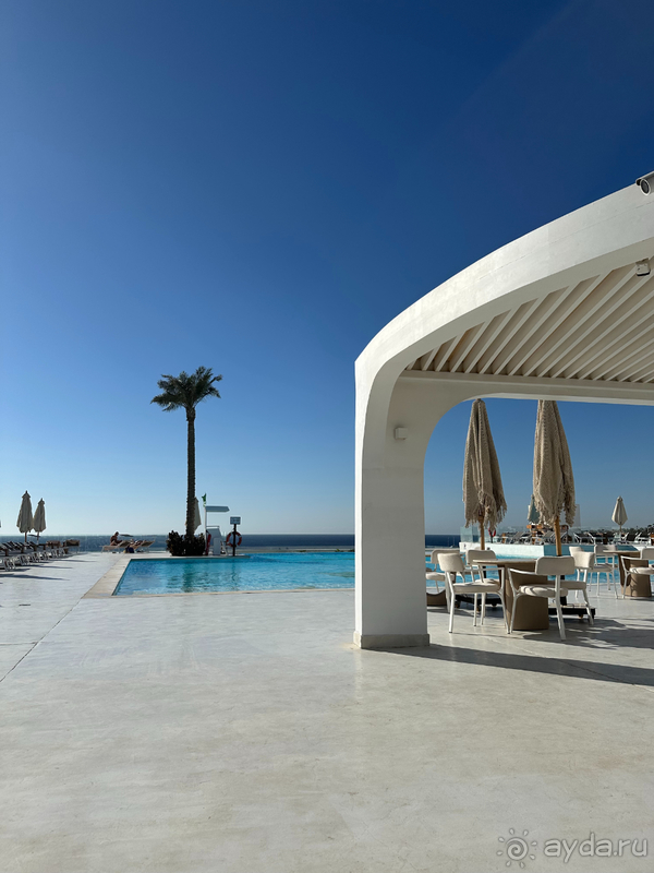 Новый белоснежный отель на берегу Шарм Эль Шейха