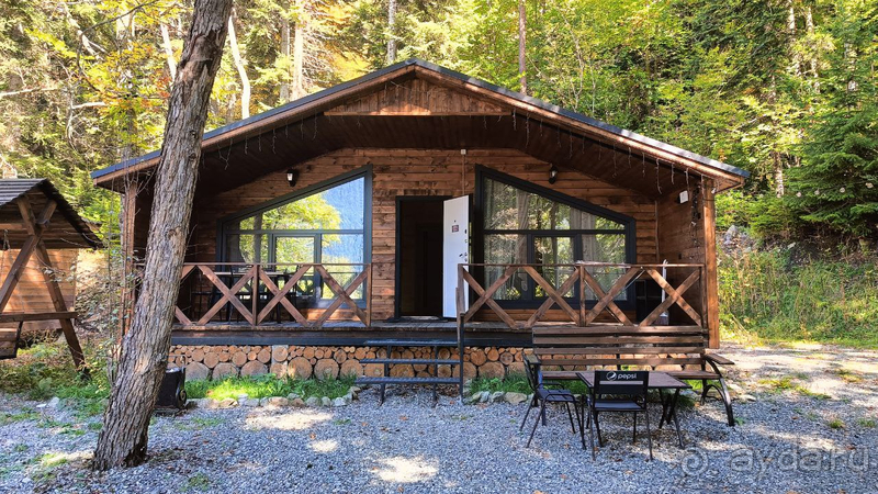 Уютные деревянные домики для семейного отдых