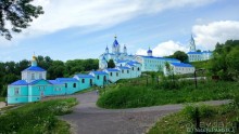 Образ Богородицы, найденный в корнях дерева. Курская Коренная пустынь