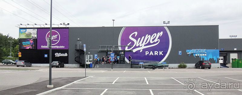 Приключения в СУПЕР ПАРКЕ ВАНТАА (Super Park Vantaa) в Хельсинки