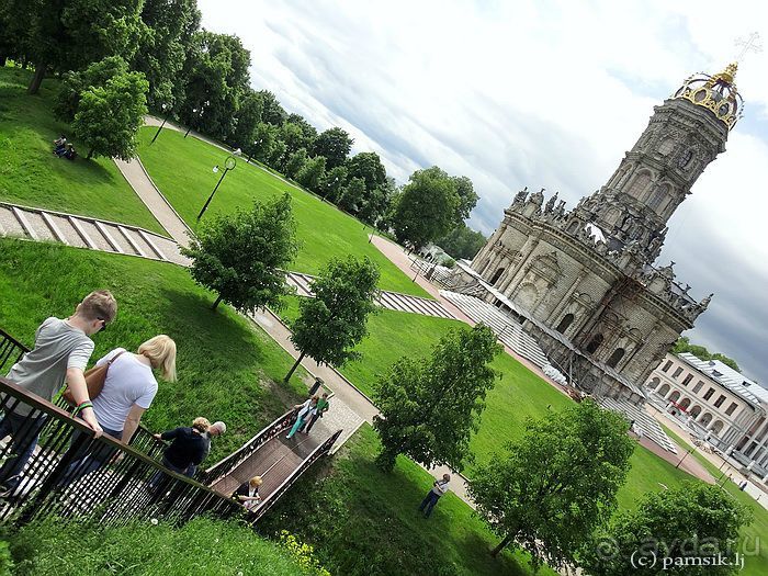 Подмосковный Нотр-Дам - Церковь Знамения в Дубровицах /Подвесной мост в Лемешево