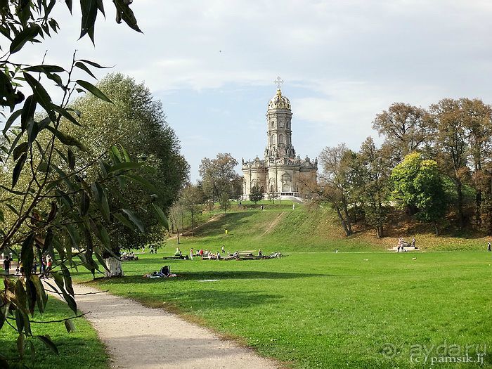 Подмосковный Нотр-Дам - Церковь Знамения в Дубровицах /Подвесной мост в Лемешево