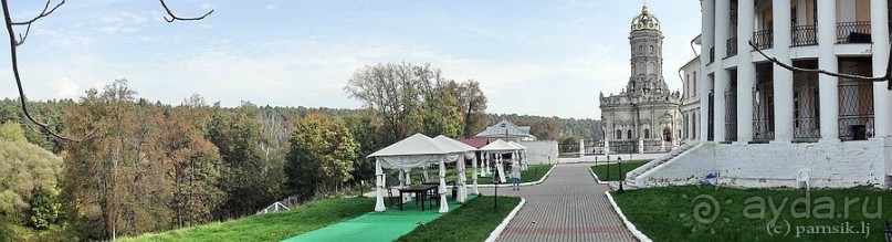 Подмосковный Нотр-Дам - Церковь Знамения в Дубровицах /Подвесной мост в Лемешево