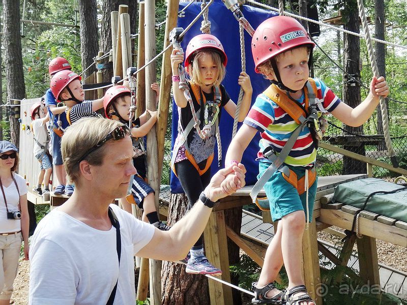 Верёвочный ПАРК ПРИКЛЮЧЕНИЙ KORKEE (Adventure Park Korkee) в Хельсинки