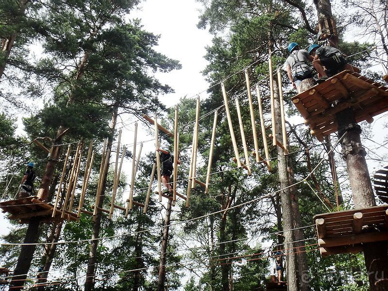 Верёвочный ПАРК ПРИКЛЮЧЕНИЙ KORKEE (Adventure Park Korkee) в Хельсинки