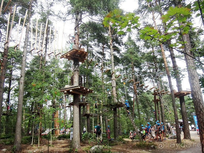 Верёвочный ПАРК ПРИКЛЮЧЕНИЙ KORKEE (Adventure Park Korkee) в Хельсинки