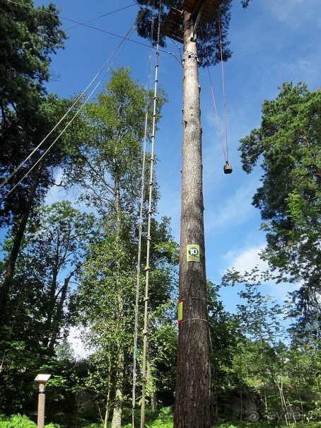 Верёвочный ПАРК ПРИКЛЮЧЕНИЙ KORKEE (Adventure Park Korkee) в Хельсинки