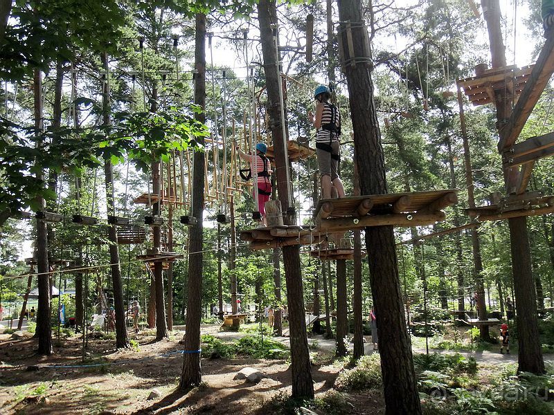 Верёвочный ПАРК ПРИКЛЮЧЕНИЙ KORKEE (Adventure Park Korkee) в Хельсинки
