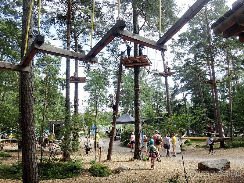 Верёвочный ПАРК ПРИКЛЮЧЕНИЙ KORKEE (Adventure Park Korkee) в Хельсинки