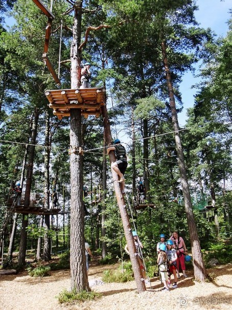 Верёвочный ПАРК ПРИКЛЮЧЕНИЙ KORKEE (Adventure Park Korkee) в Хельсинки