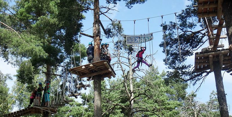 Верёвочный ПАРК ПРИКЛЮЧЕНИЙ KORKEE (Adventure Park Korkee) в Хельсинки