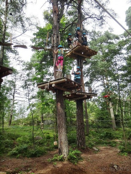 Верёвочный ПАРК ПРИКЛЮЧЕНИЙ KORKEE (Adventure Park Korkee) в Хельсинки
