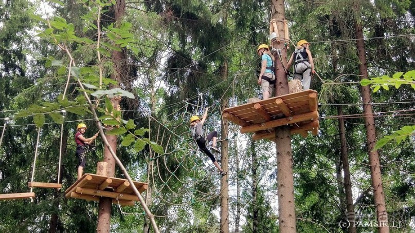 Верёвочный ПАРК ПРИКЛЮЧЕНИЙ KORKEE PALOHEINÄ (Adventure Park Korkee Paloheinä) 