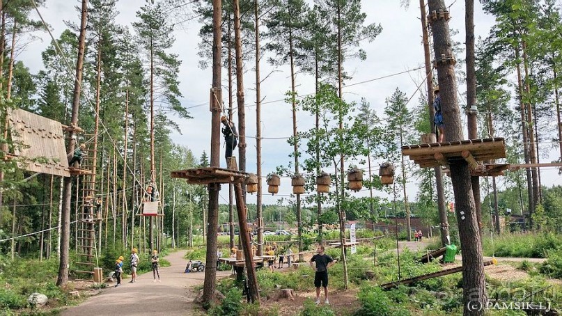 Верёвочный ПАРК ПРИКЛЮЧЕНИЙ KORKEE PALOHEINÄ (Adventure Park Korkee Paloheinä) 