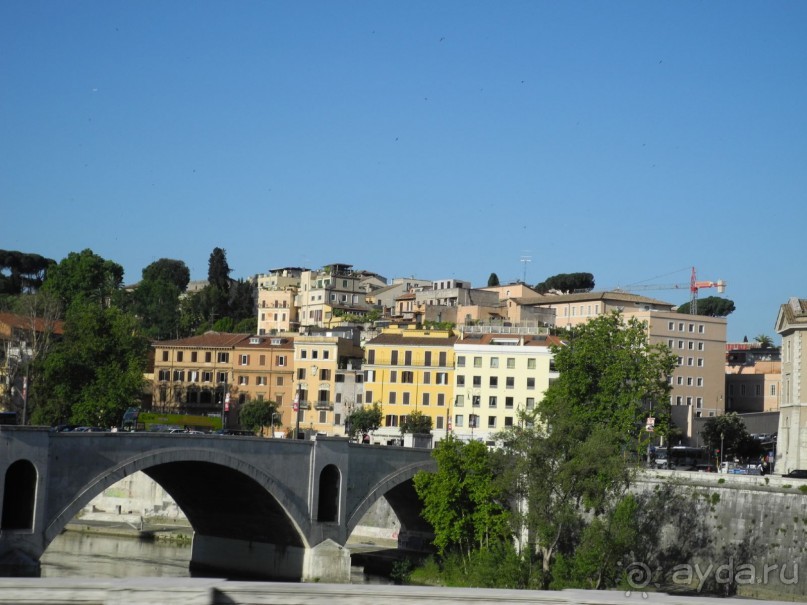 Рим. Мост через Тибр