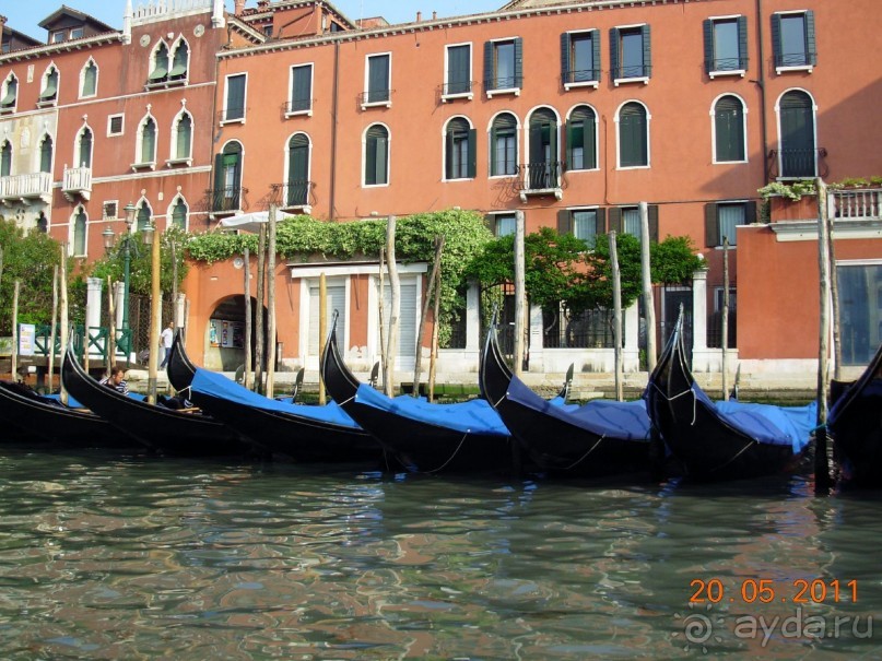 Венеция. Стоянка гондол
