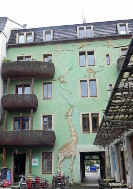 Дрезден  НЕстандартный. Kunsthofpassage + Pfunds Molkerei.(II)