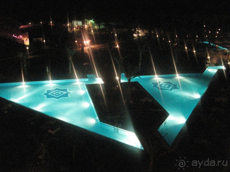 вид с балкона ночью