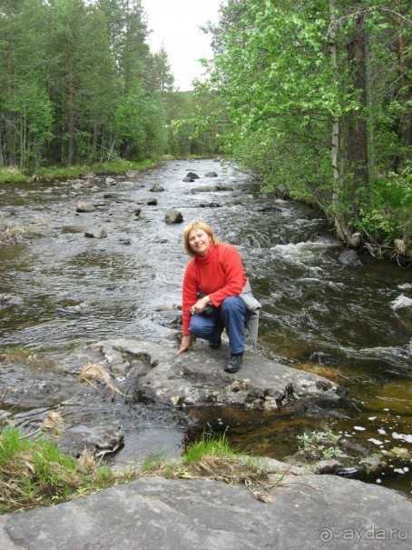 речка в месте падения метеорита