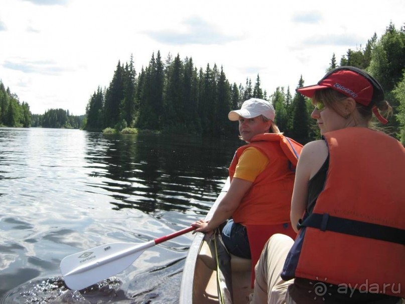 в каяке