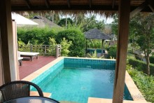 Старый отель на мусульманским острове для уединения.