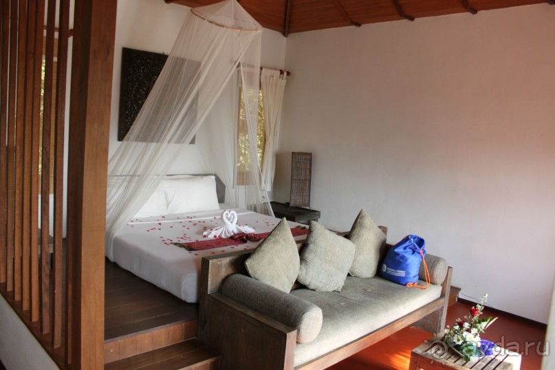 Старый отель на мусульманским острове для уединения.