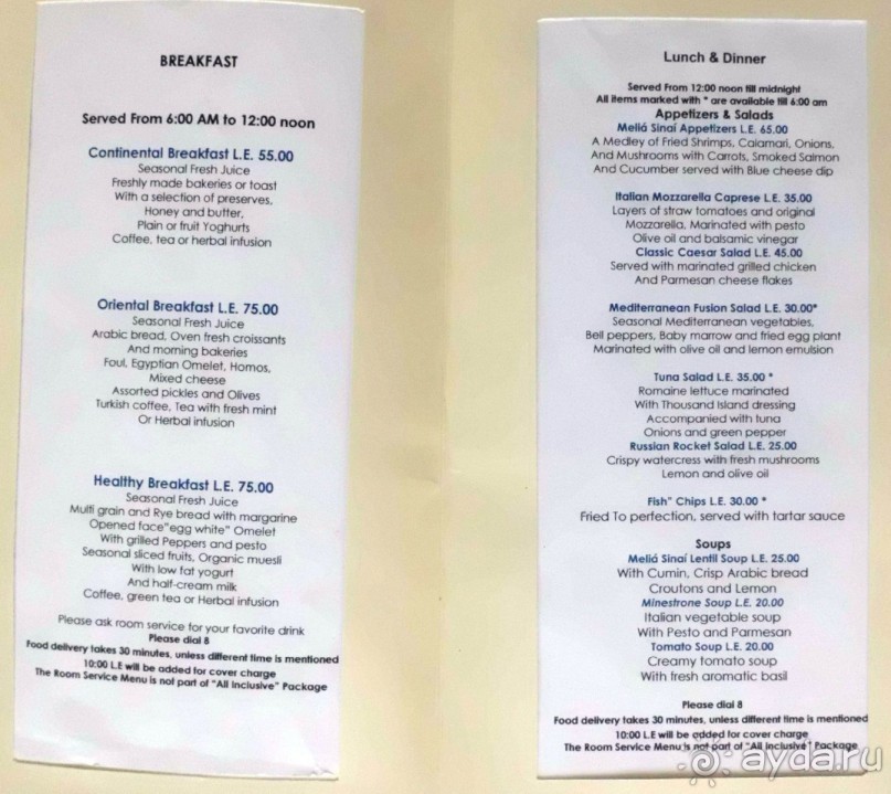 Melia Sinai 5* - хороший вариант для зимнего отдыха