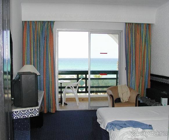 Номер в "Мархаба бич" с видом на море