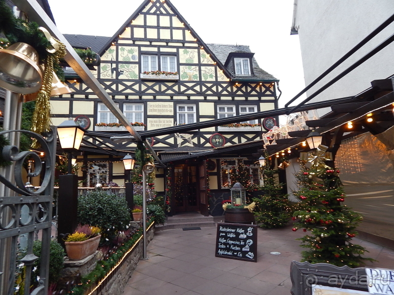 Рождественский базар в Рюдесхайме-на-Рейне