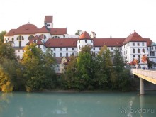 Фюссен. Река Лех, монастырь святого Магнуса, Высокий замок.