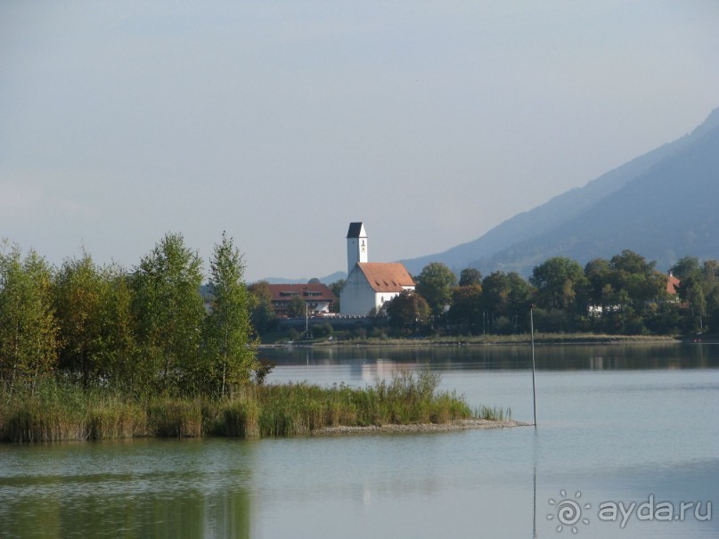 Озеро Форггензее и Швангау.