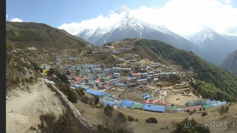 Намче Базар. Национальный парк Сагарматха в Непале.