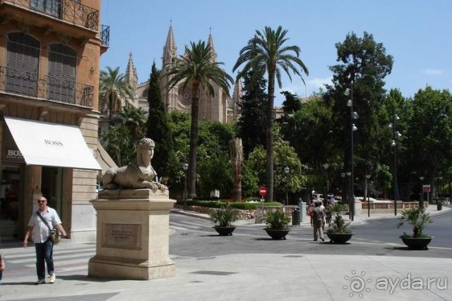 Пласа-де-Рейна главная площадь Пальмы