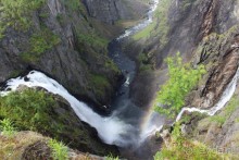 Удивительная красота! Водопад Ворингфоссен