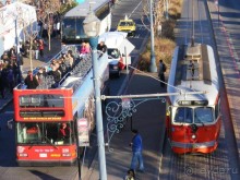 САН-Фран--трамвай Cable Car внутри