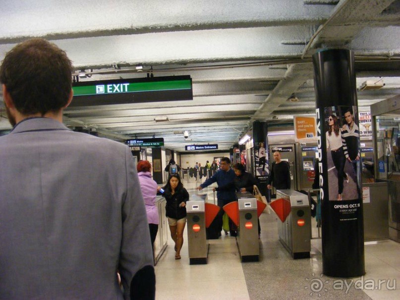 САН-Фран--BART-смесь электрички-с метро