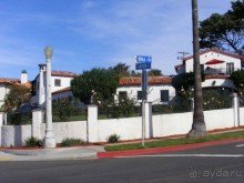 Сан-Диего вид с набережной у отеля -байкеры