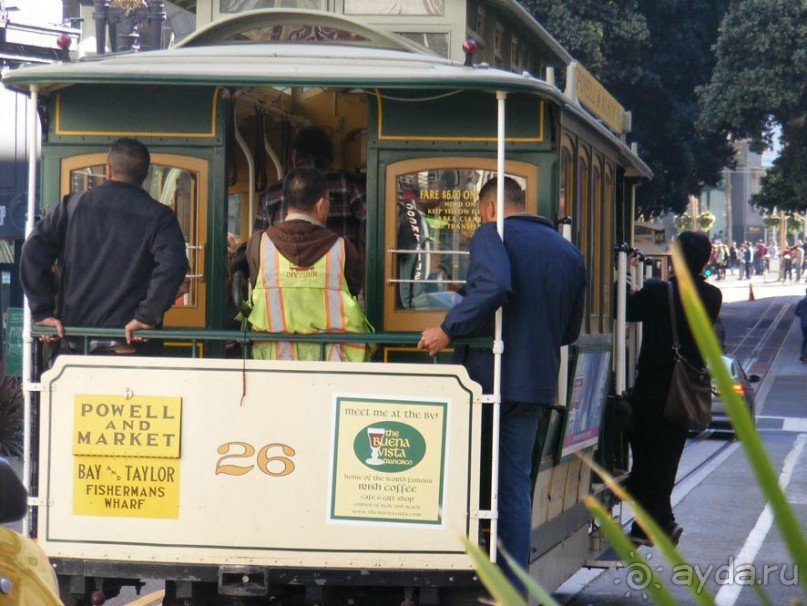 САН-Фран--трамвай Cable Car внутри
