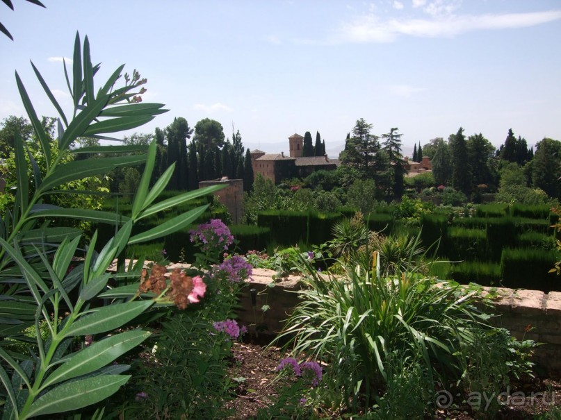 Самая большая достопримечательность Гранады - арабский дворец Альгамбра и сады Хенералифе. 