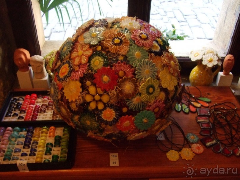 Сувениры в городке Грожнян. Такие есть только там.